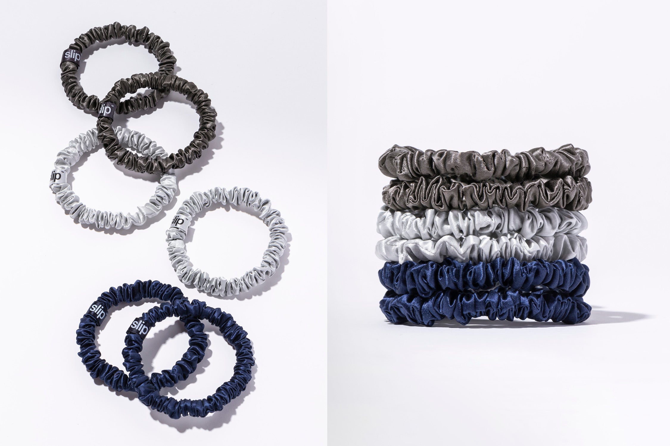 Skinny Scrunchies | Midnight | Set of 6