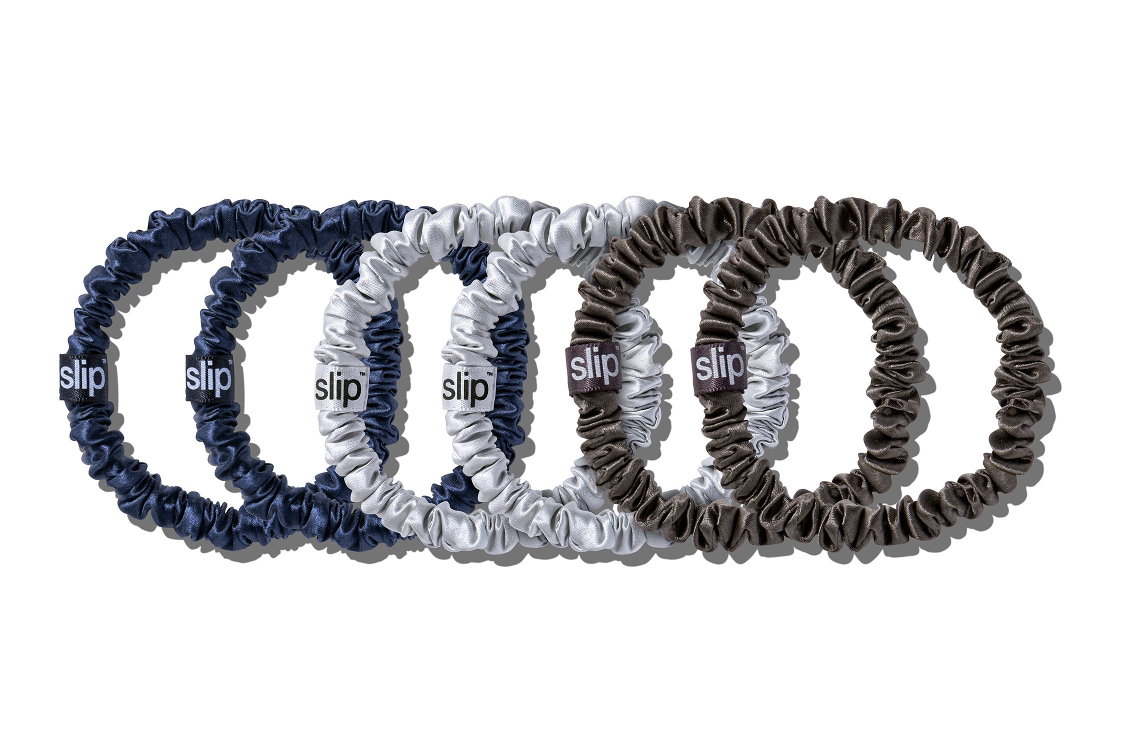 Skinny Scrunchies | Midnight | Set of 6