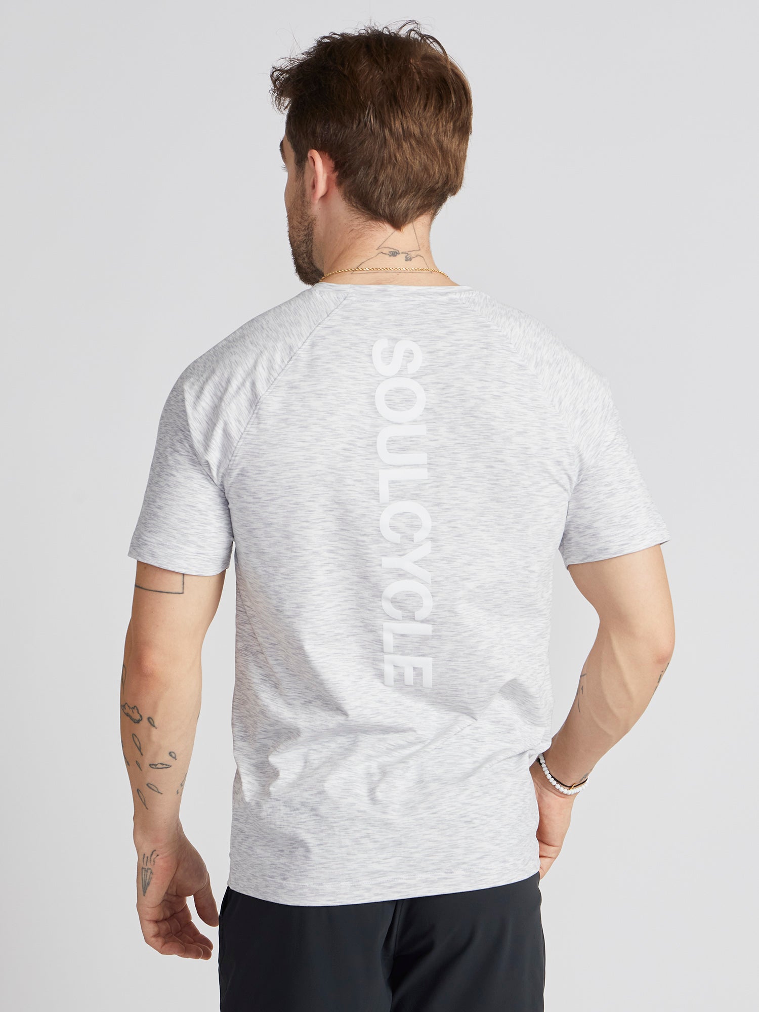 Men | Rhone | Reign Short Sleeve | Dark Heather Grey