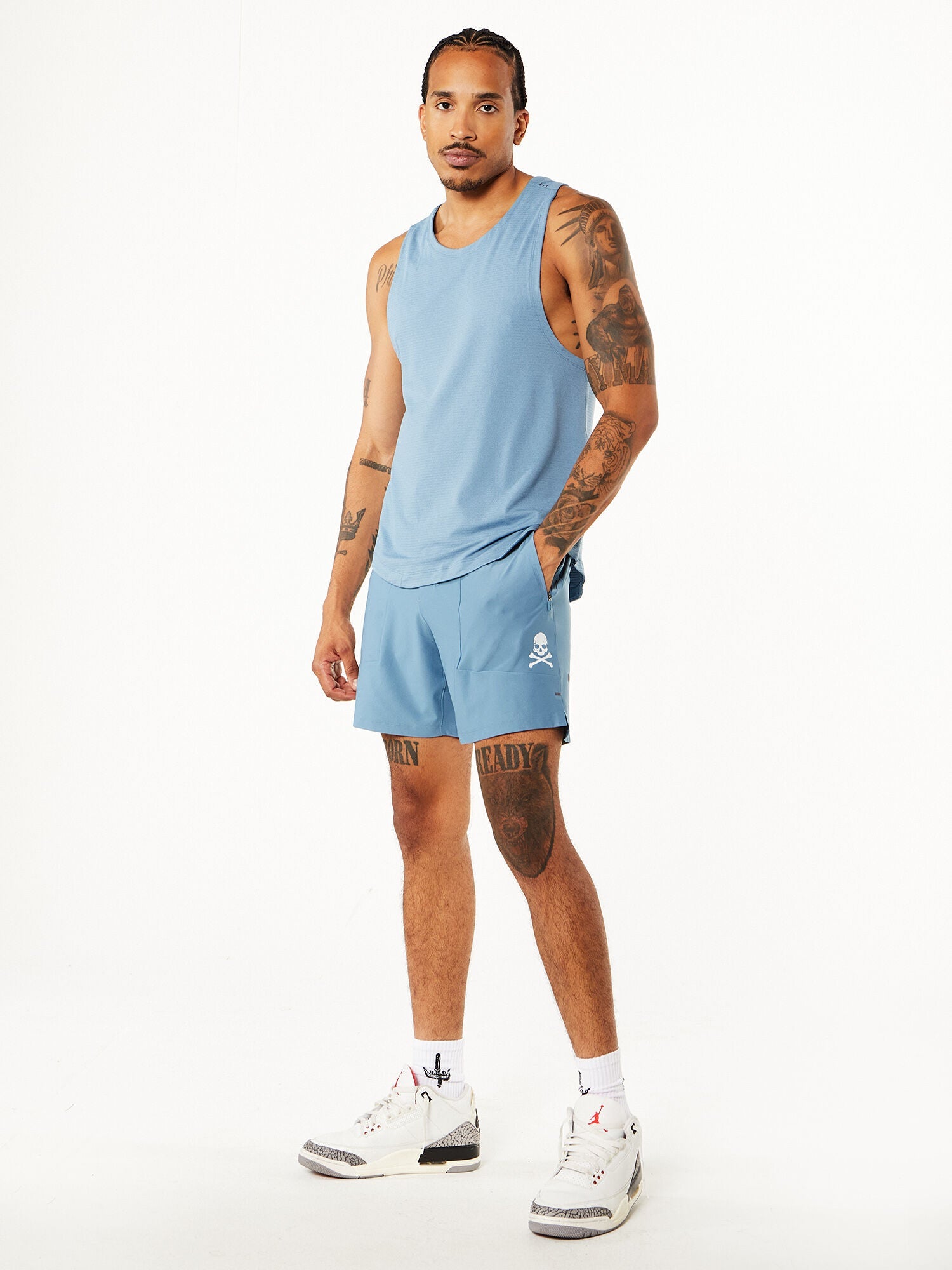 Men | Lululemon | License to Train Tank Top | Utility Blue