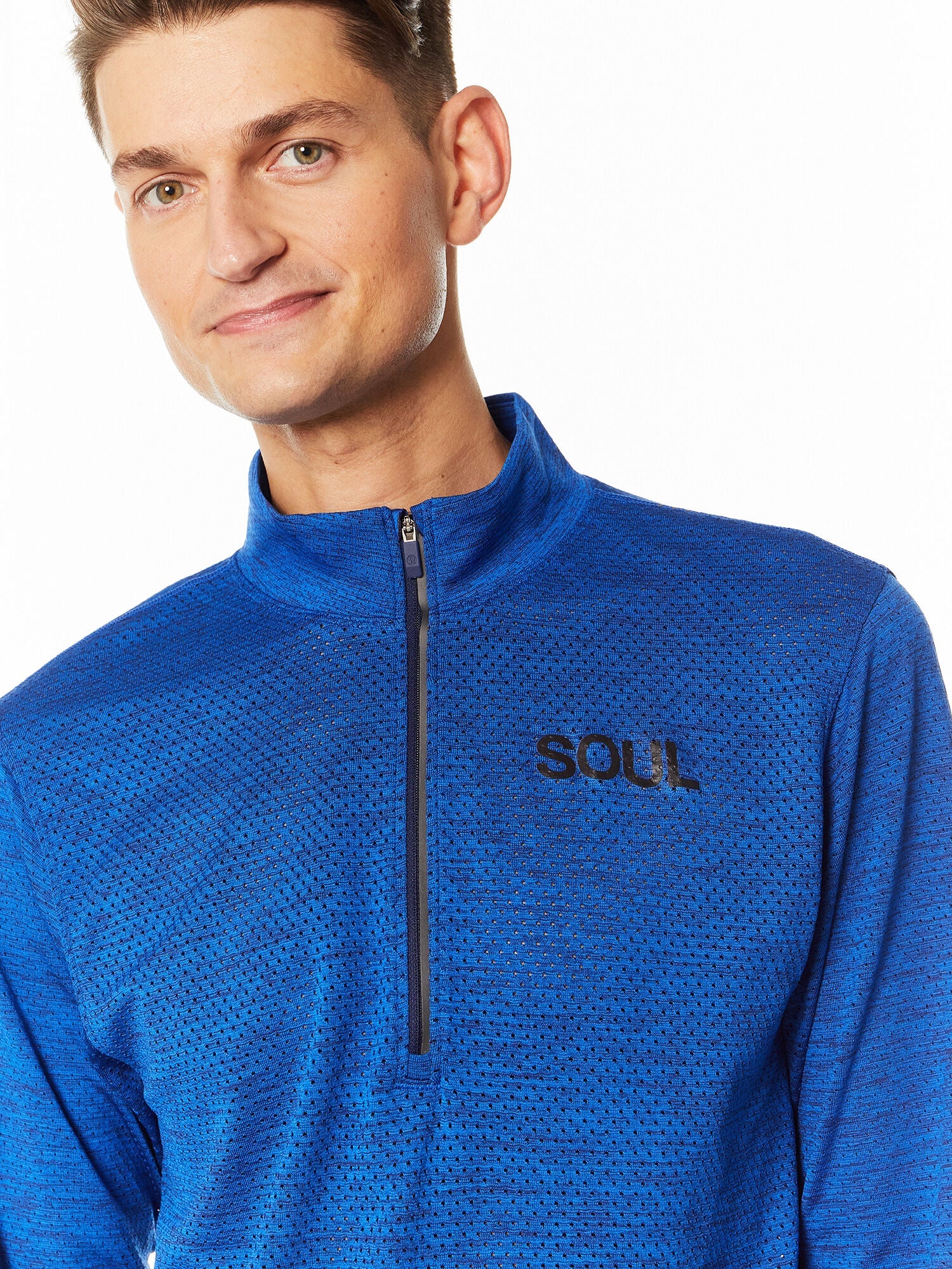 Men | Lululemon | Metal Vent Tech Half Zip | Blazer Blue