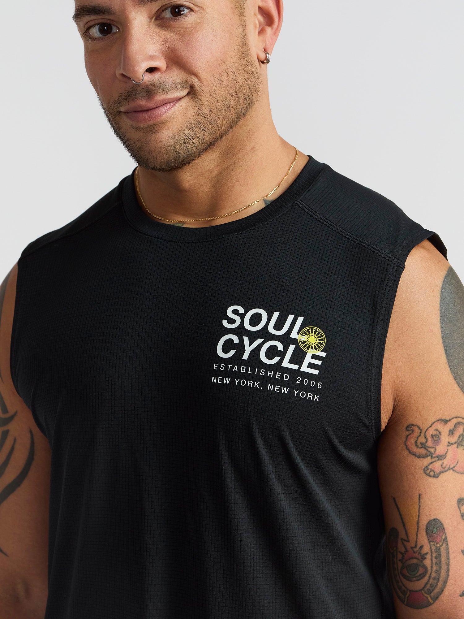 Men | Soul by SoulCycle | Propel Tank | Black