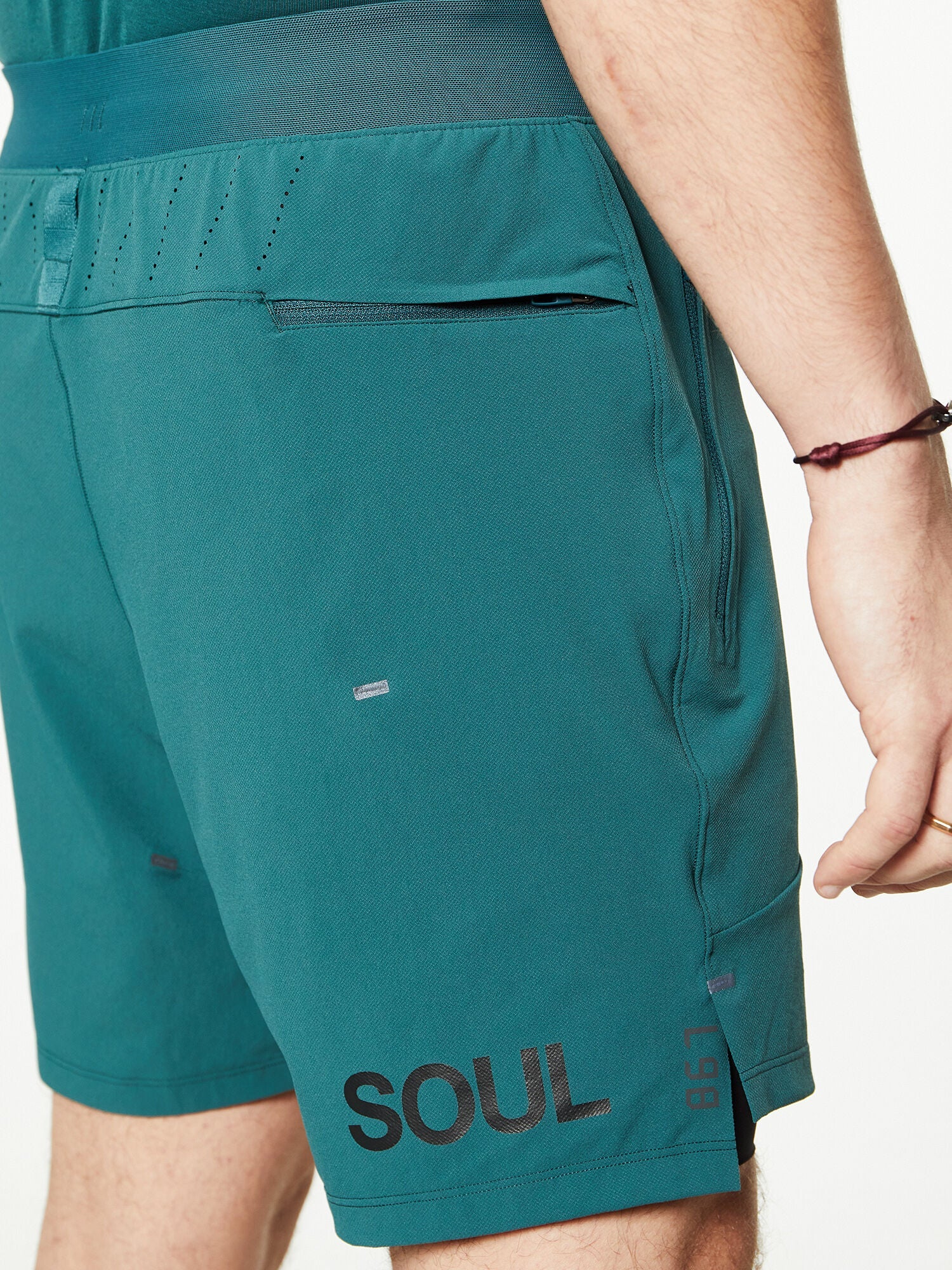 Men | Lululemon | License to Train Short 7" Lined | Green Jasper