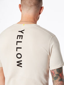 Men | Yellow by SoulCycle | Breeze Seamless Tee Khaki | Khaki