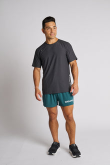 Rhone | Reign Short Sleeve | Black Heather