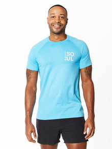Men | Lululemon | Metal Vent Tech Short Sleeve | Blue