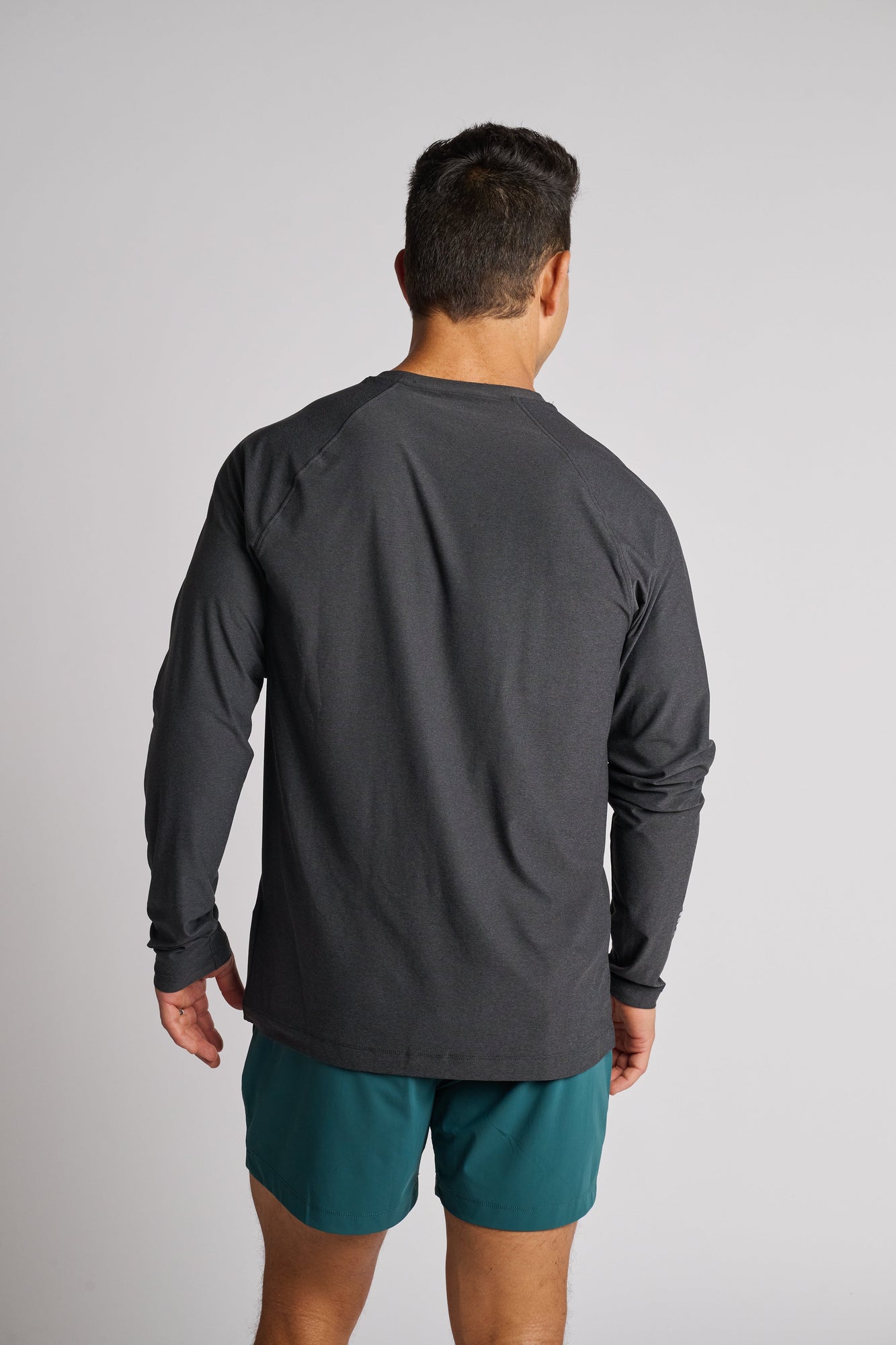 Men | Rhone | Reign Long Sleeve | Black Heather
