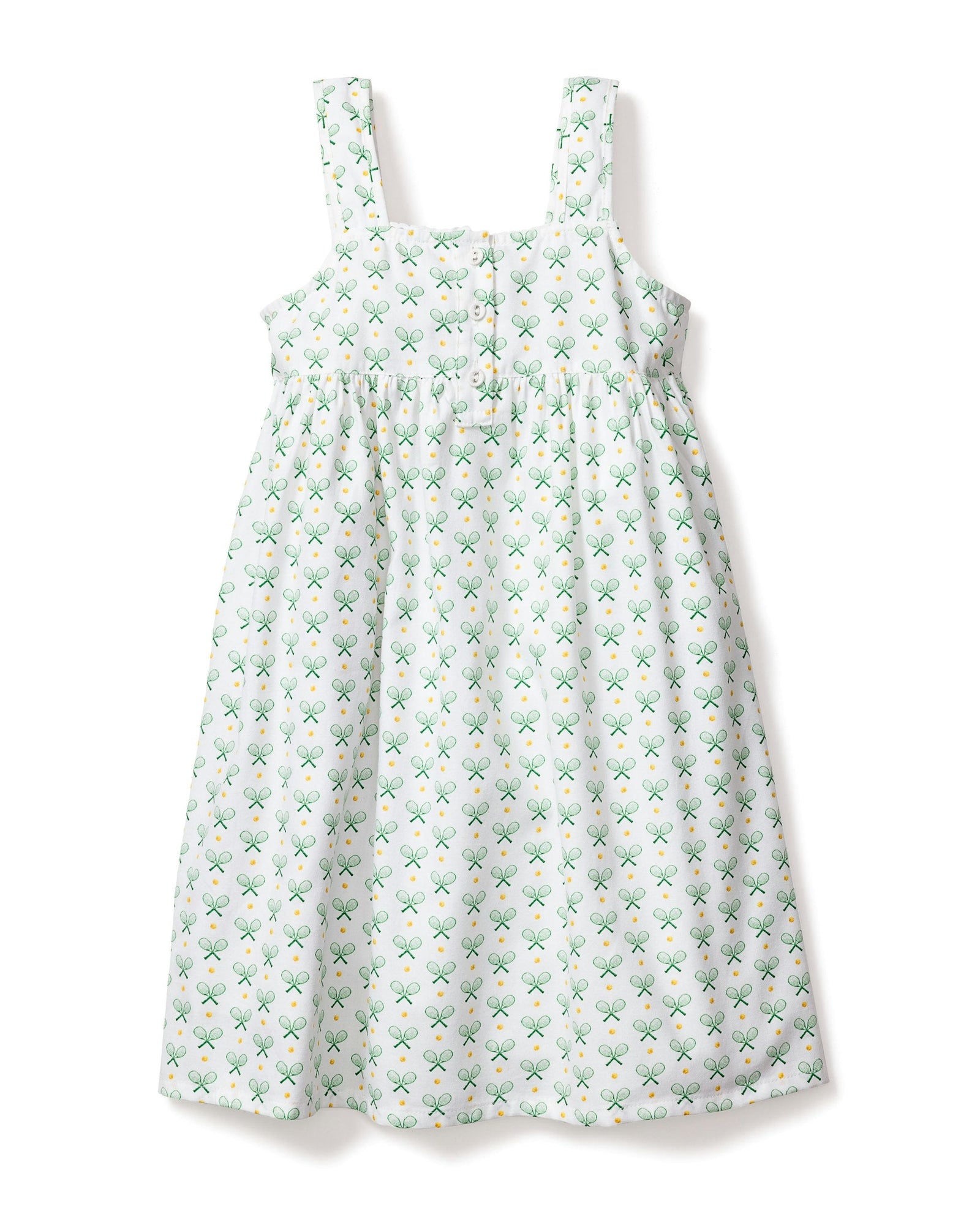 Girl's Twill Charlotte Nightgown in Match Point in Match Point#Color_Match Point
