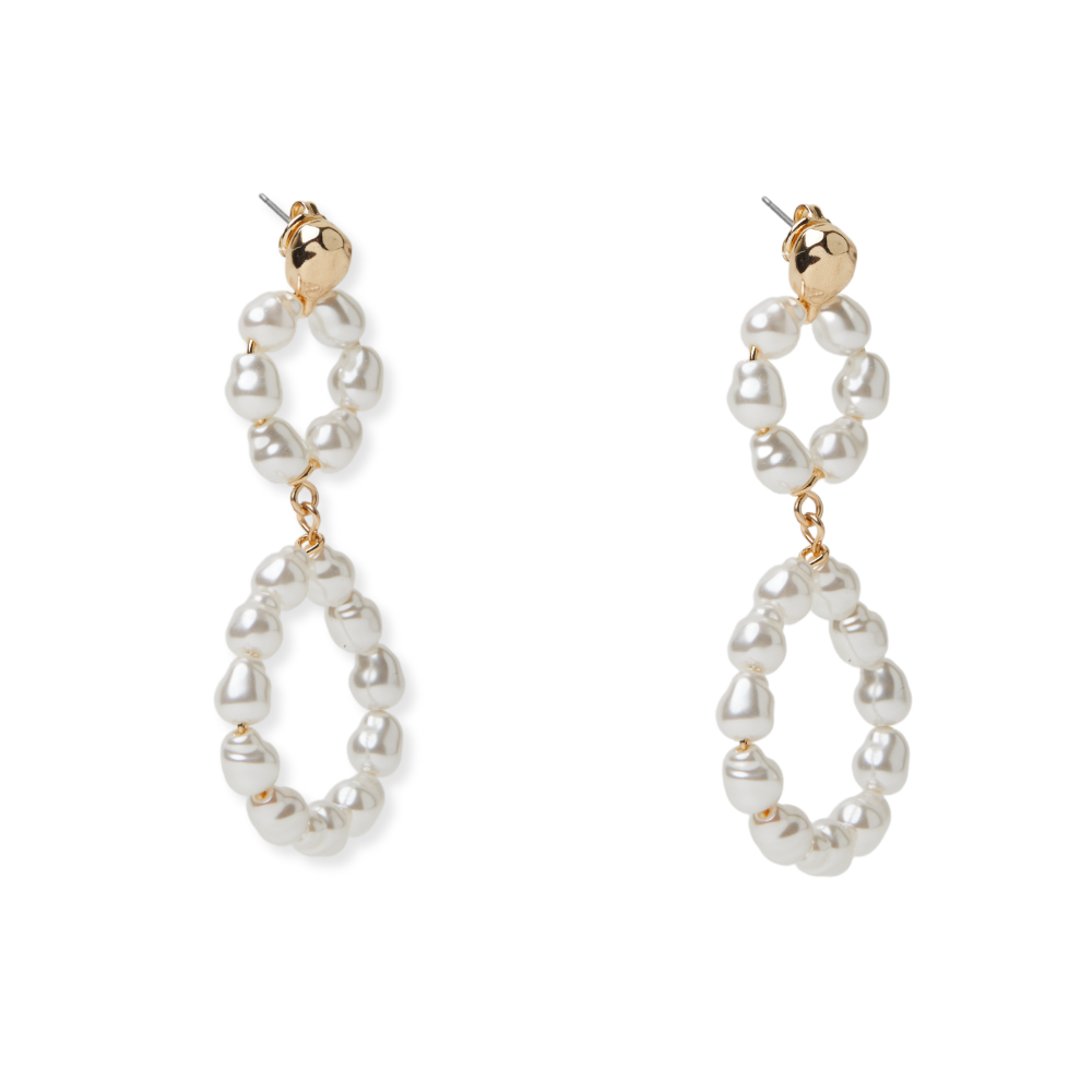 Sofia Pearl Earring | 14K Yellow Gold-Plated