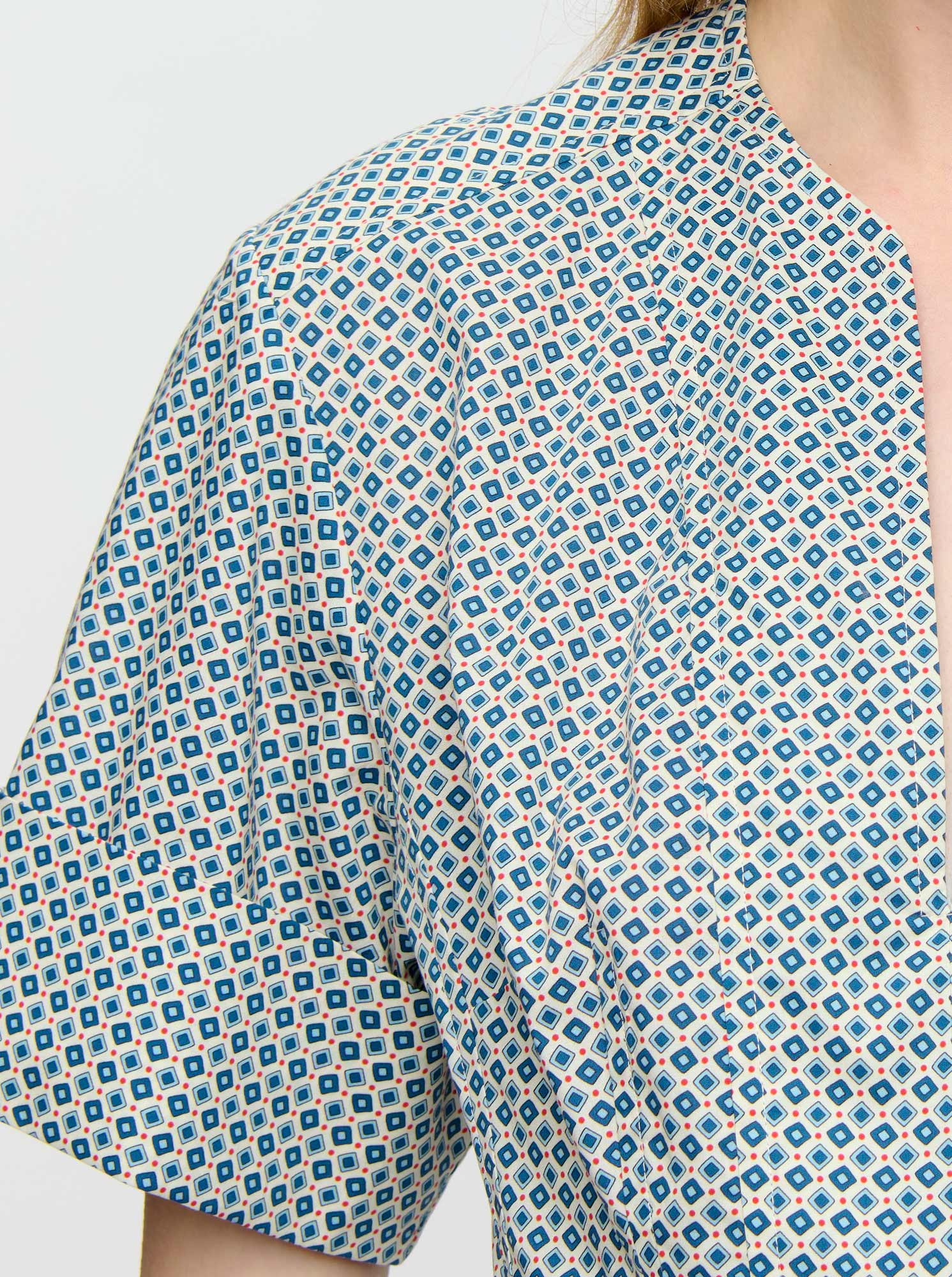 Sora Flared Dress | Blue Print