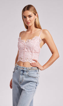 Simone Lace Top | Ballet Slipper