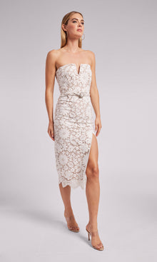Milette Lace Dress | White