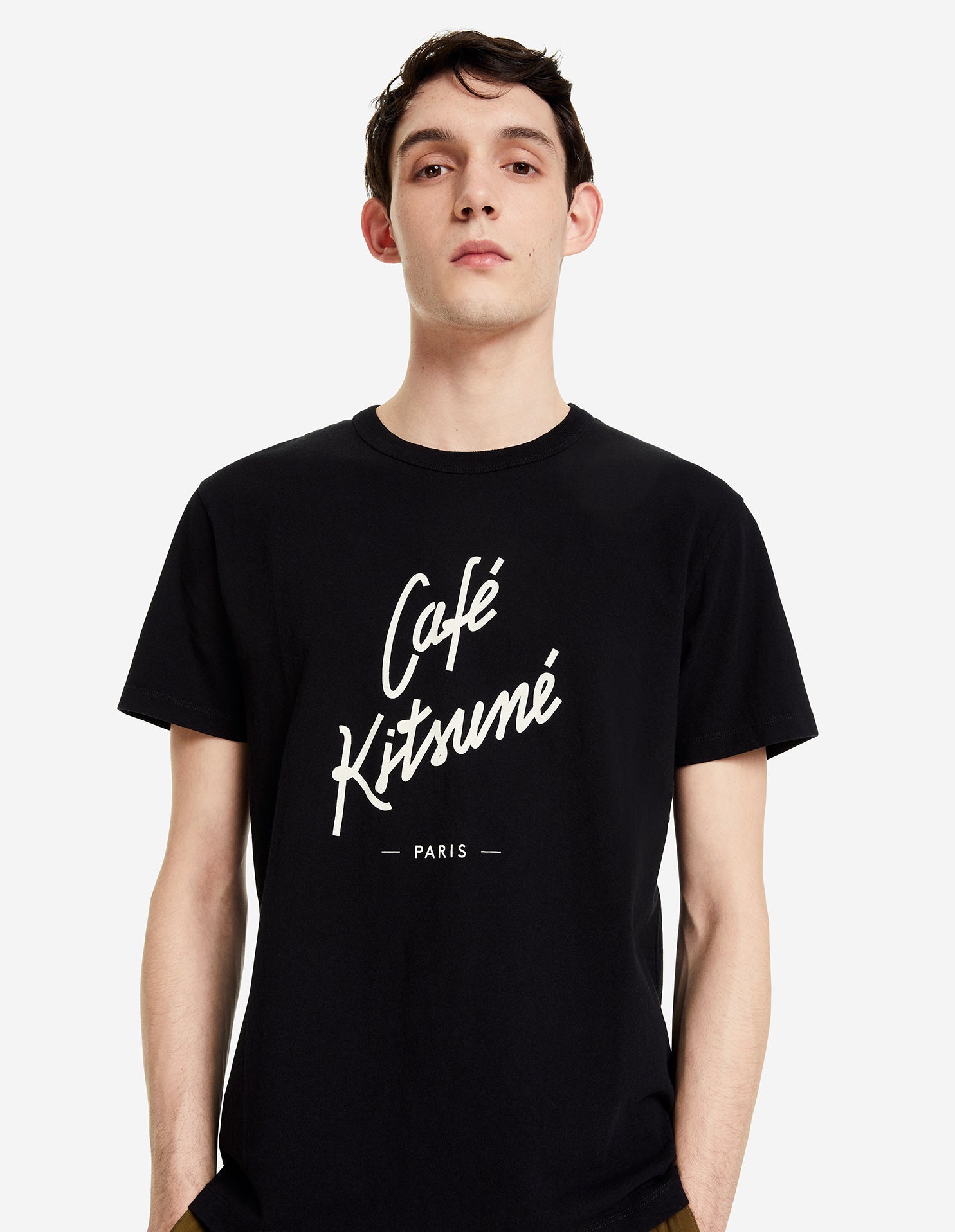 Unisex | Cafe Kitsune Tee-Shirt | Black