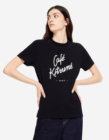 Unisex | Cafe Kitsune Tee-Shirt | Black
