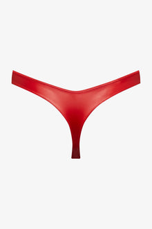 Thong Bikini Bottom - Splash | Red