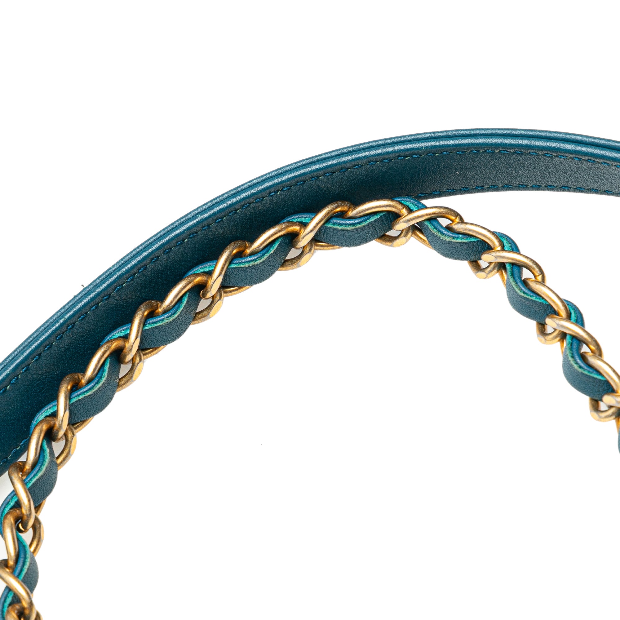 Chanel | Pre-Owned Maxi Tweed Chesterfield Single Flap | Blue