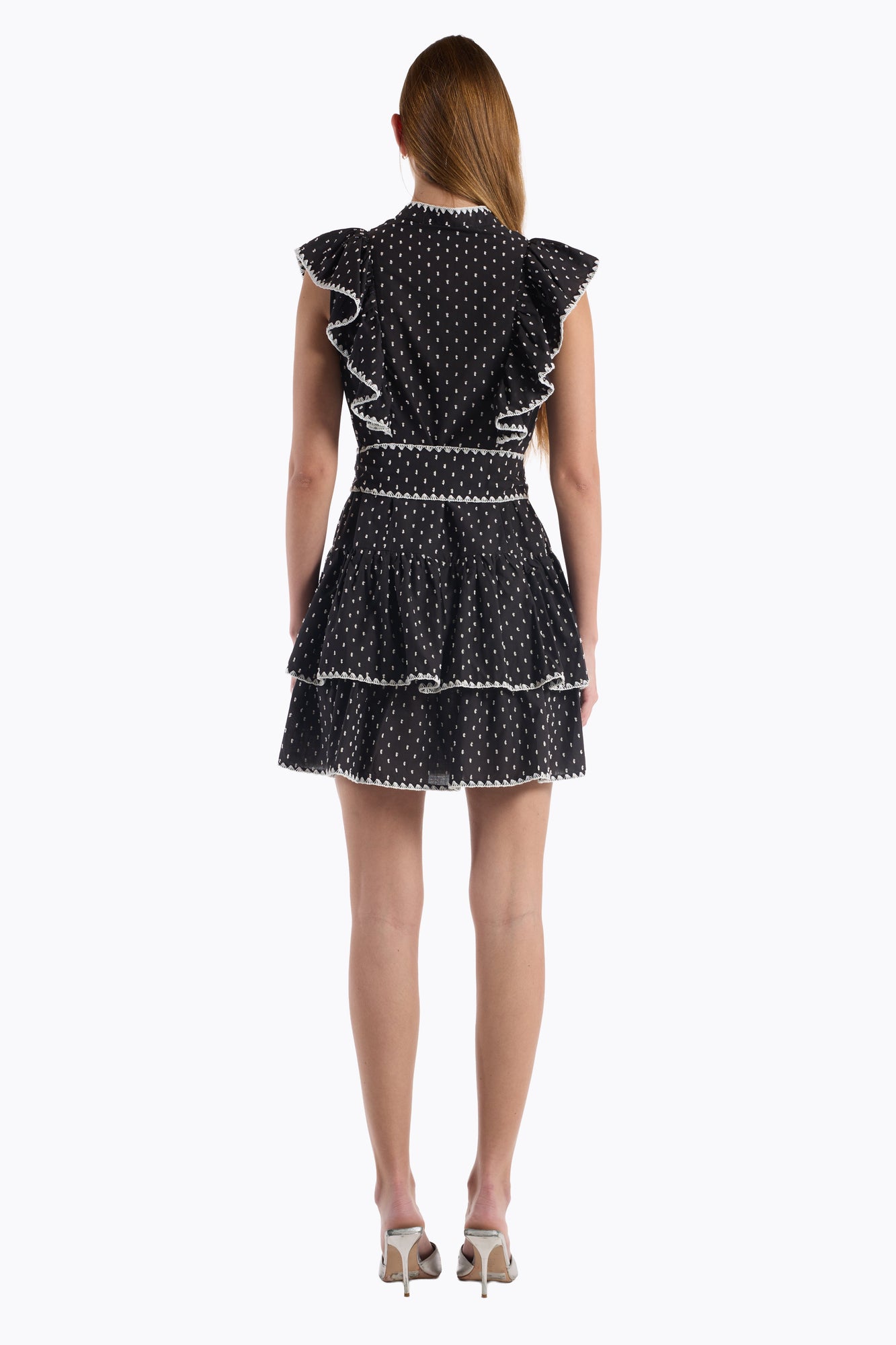 Uma Dress | Black White Dot