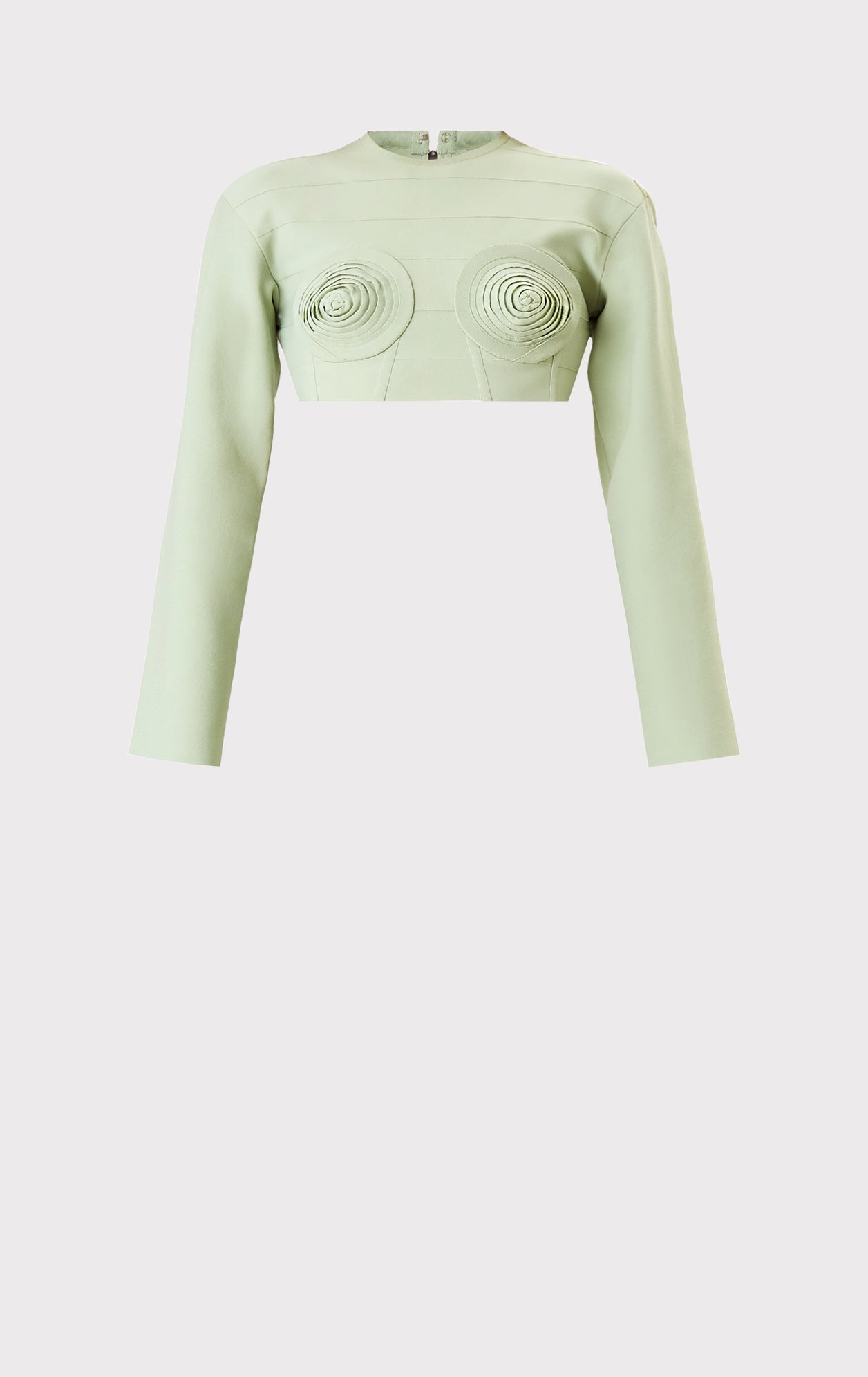 Milano Long Sleeve Bandage Top With Molded Cups | Laurel