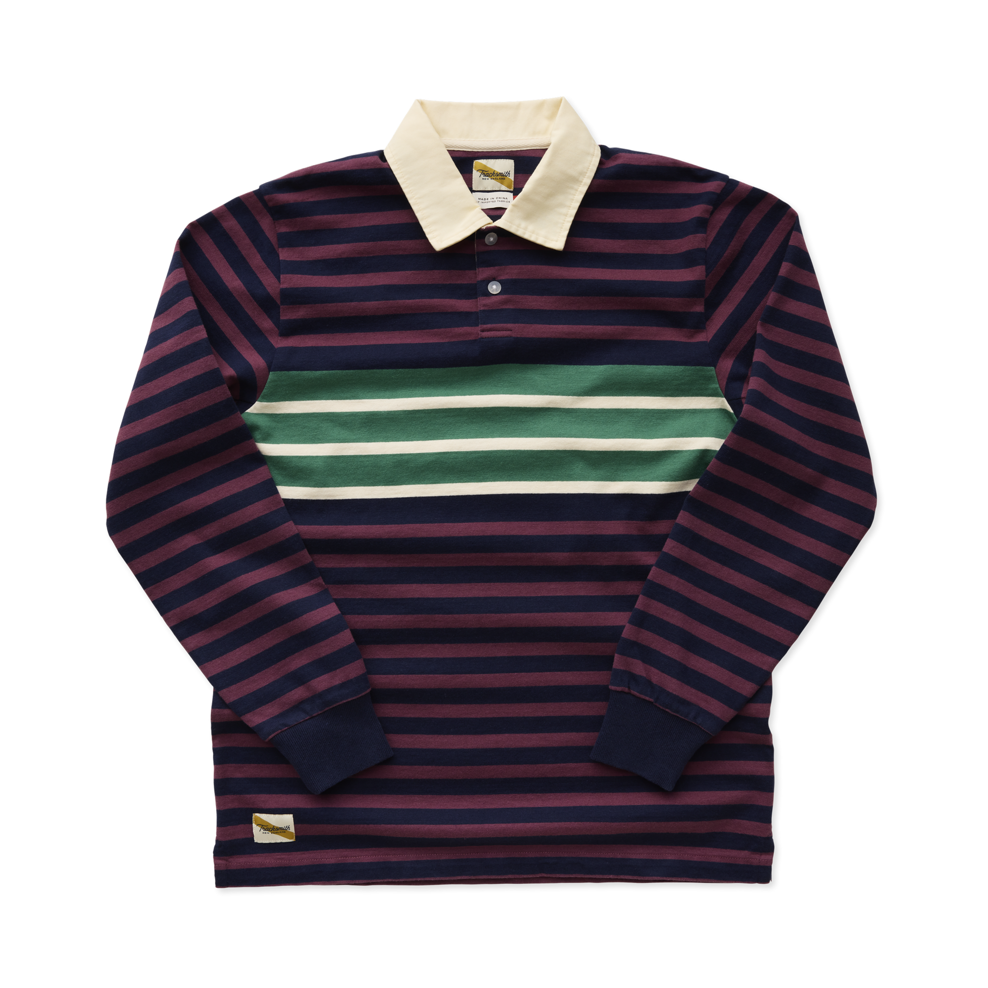 Cotton Rugby | Navy/Eggplant/Green/Ivory - Unisex