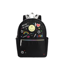 state bags kane kids double pocket backpack nylon girl power front view click to zoom