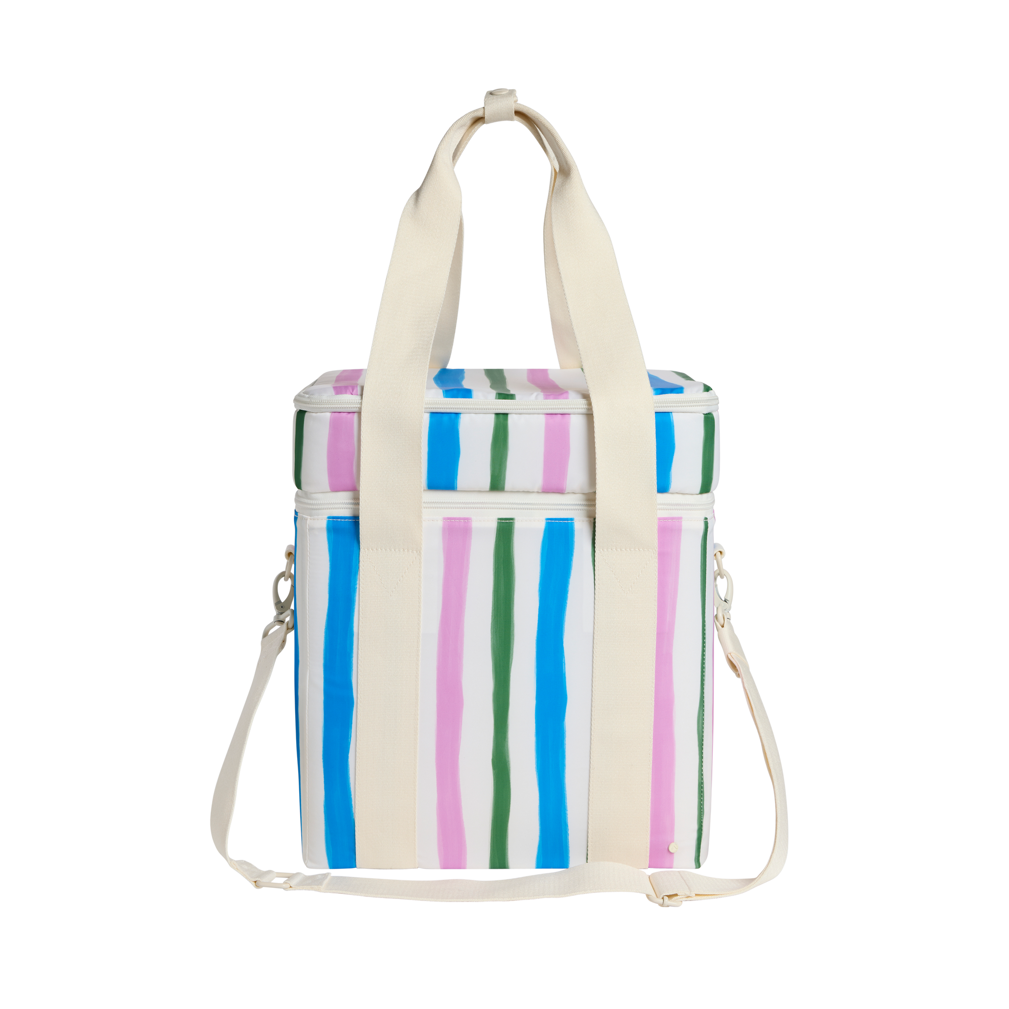 STATE Bags Wellington Cooler Nylon Stripe Front View Click to Zoom