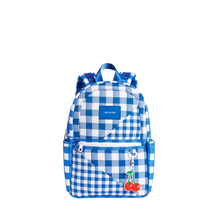 STATE Bags Kane Kids Mini Backpack Intarsia Gingham Front View Click to Zoom