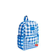 STATE Bags Kane Kids Mini Backpack Intarsia Gingham Side View Click to Zoom