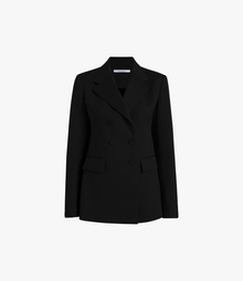 Women | Double Breasted Structured Jacket | Black