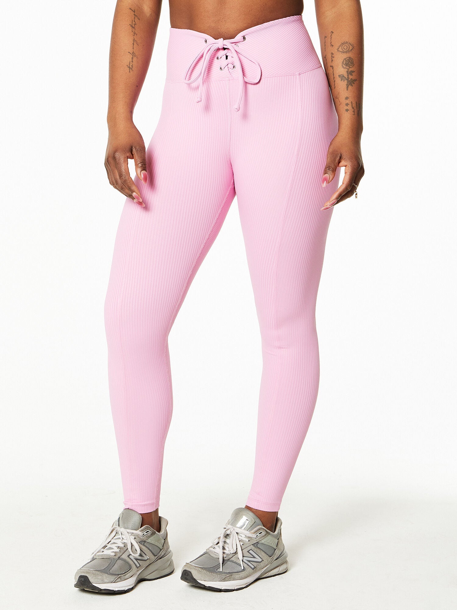 Women | Year of Ours | Ribbed Football Legging | Pink