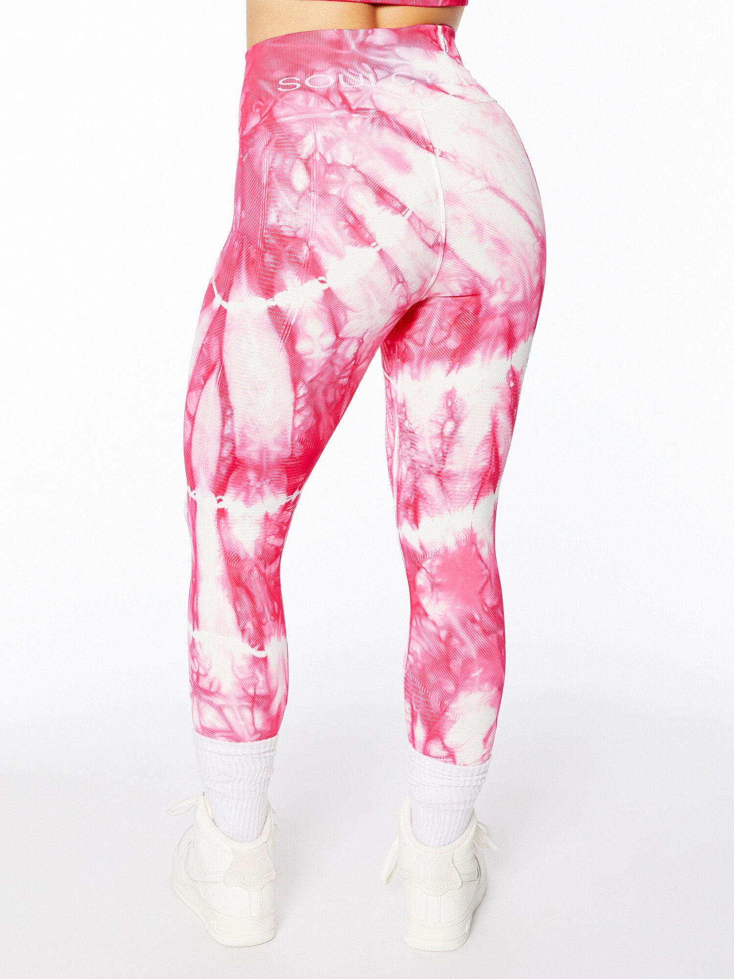 Women | Nux | One by One Legging Pink Tie Dye | White/Pink