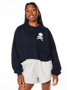 Women | Spirit Jersey | Cropped Spirit Jersey | Navy