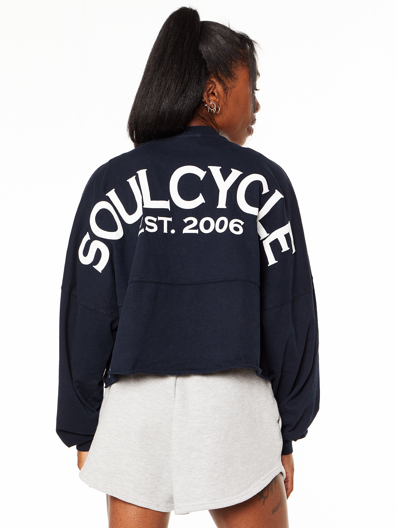 Women | Spirit Jersey | Cropped Spirit Jersey | Navy