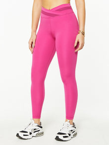 Women | Sweaty Betty | All Day Wrap Waist 7/8 Leggings | Phlox Pink