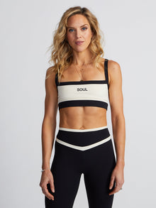 Women | SPLITS59 | Monah Rigor Bra | Creme/Black