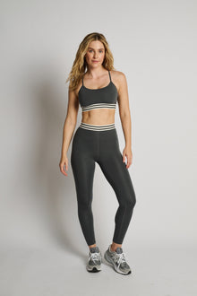Women | SPLITS59 | Cali Active Rib Bra | Heather Grey