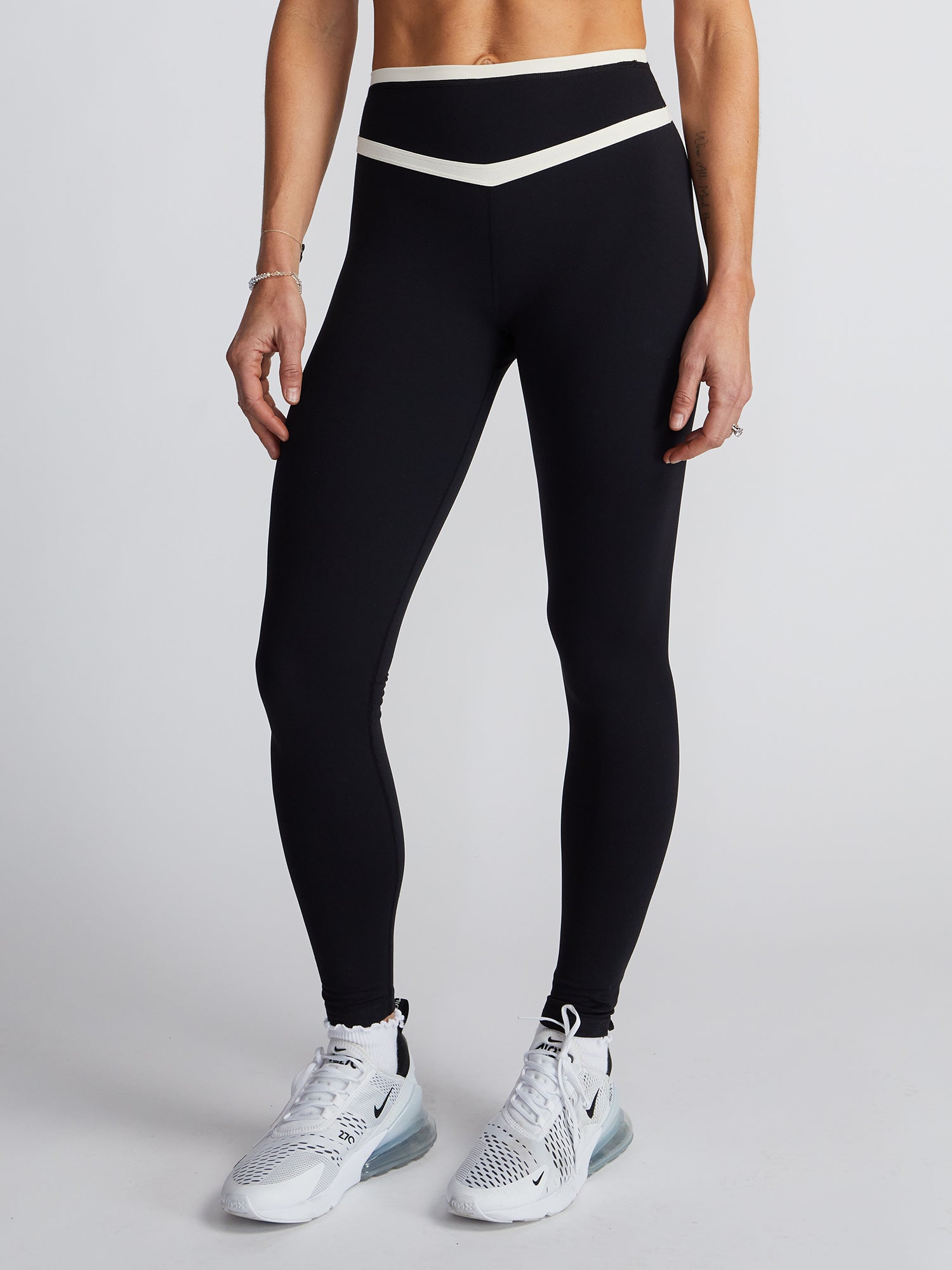 Splits59 | Mason High Waist Rigor | Creme/Black