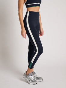 Women | SPLITS59 | Layla Airweight High Waist 7/8 | Indigo Blue