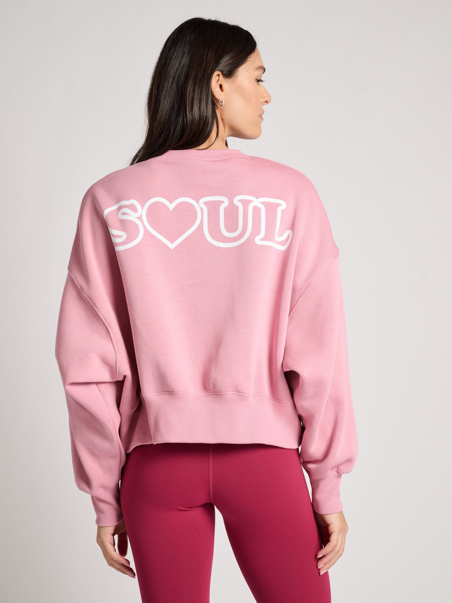 Women | Nike | Over Oversized Crewneck | Elemental Pink/Sail