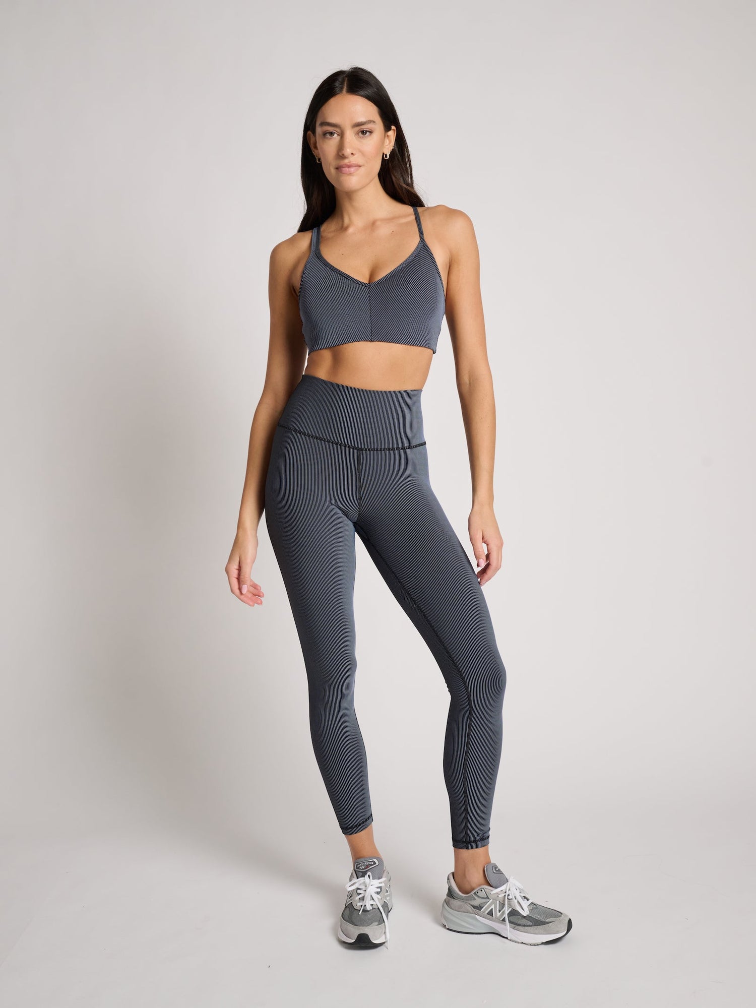 Women | Spiritual Gangster | Lotus 2-Tone 7/8 Legging | Black