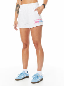 Women | The Mayfair Group | You Matter Sweatshort | Grey