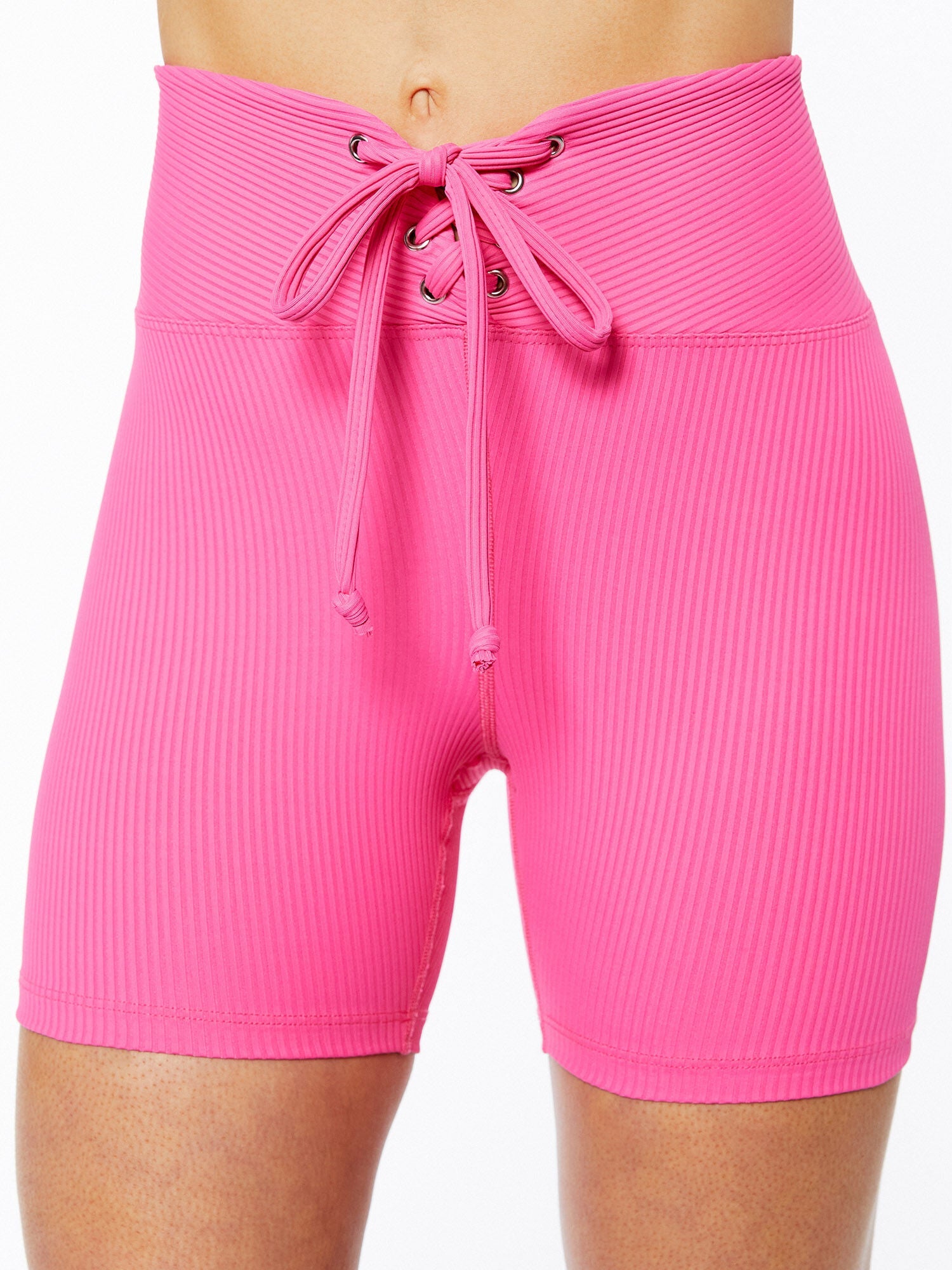 Women | Year of Ours | Football Biker Short Hot Pink | Hot Pink