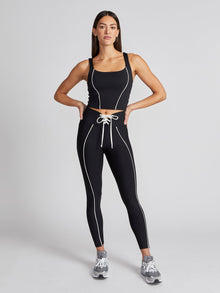 Women | Year of Ours | The Field Legging | Black/White