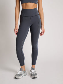 Women | Spiritual Gangster | Lotus 2-Tone 7/8 Legging | Black