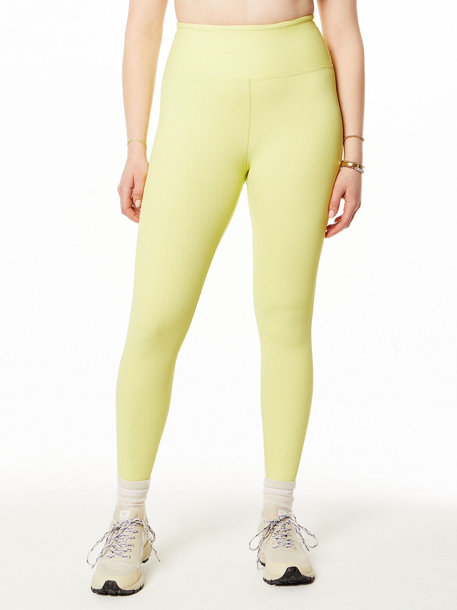 Women | Year of Ours | Ribbed High High Legging | Lime