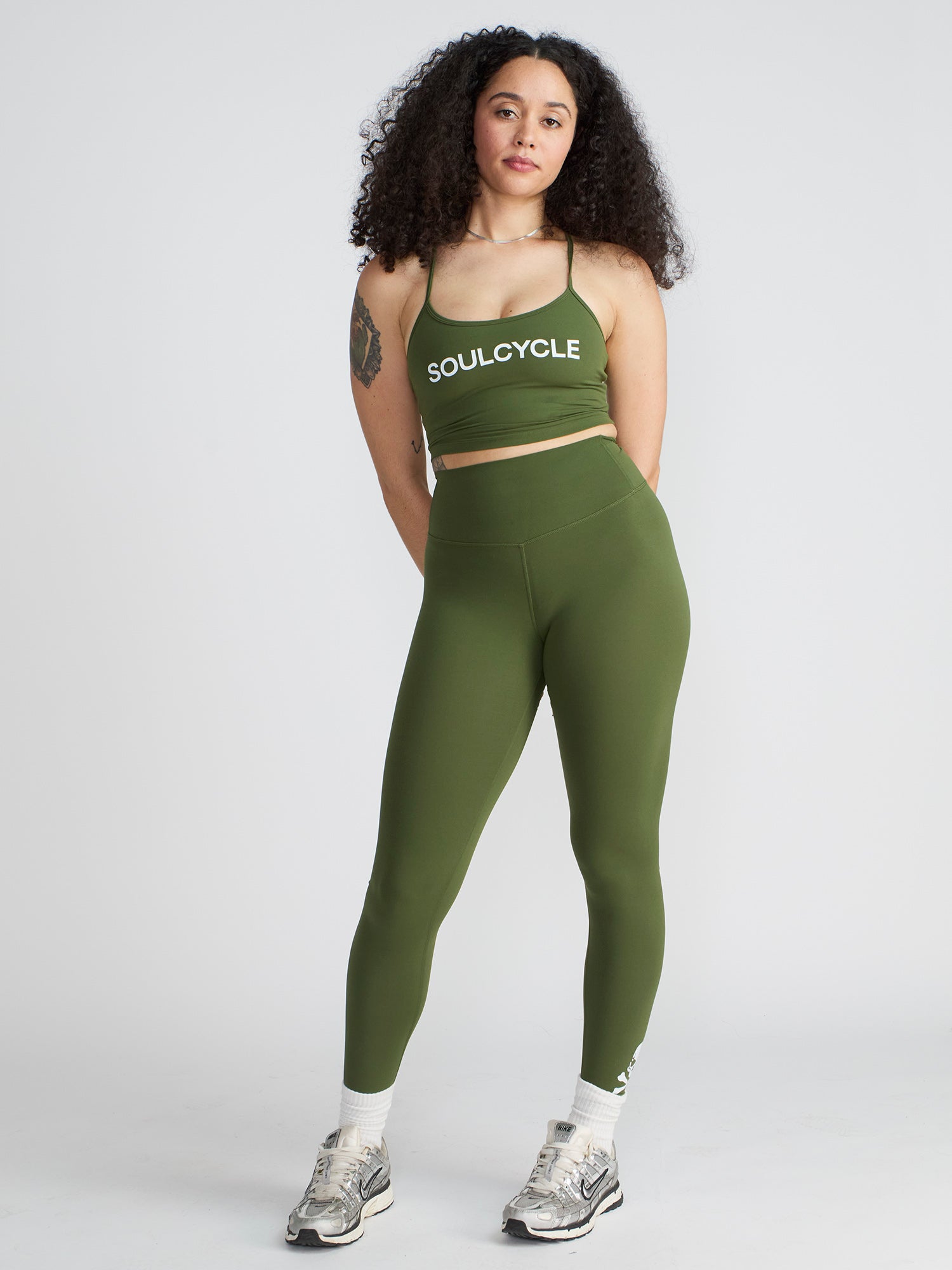 Women | SPLITS59 | Airweight High Waist Legging 28" | Olive