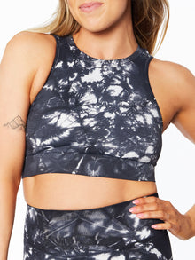 Women | Nux | One by One Seamless Bra Black Tie Dye | Black