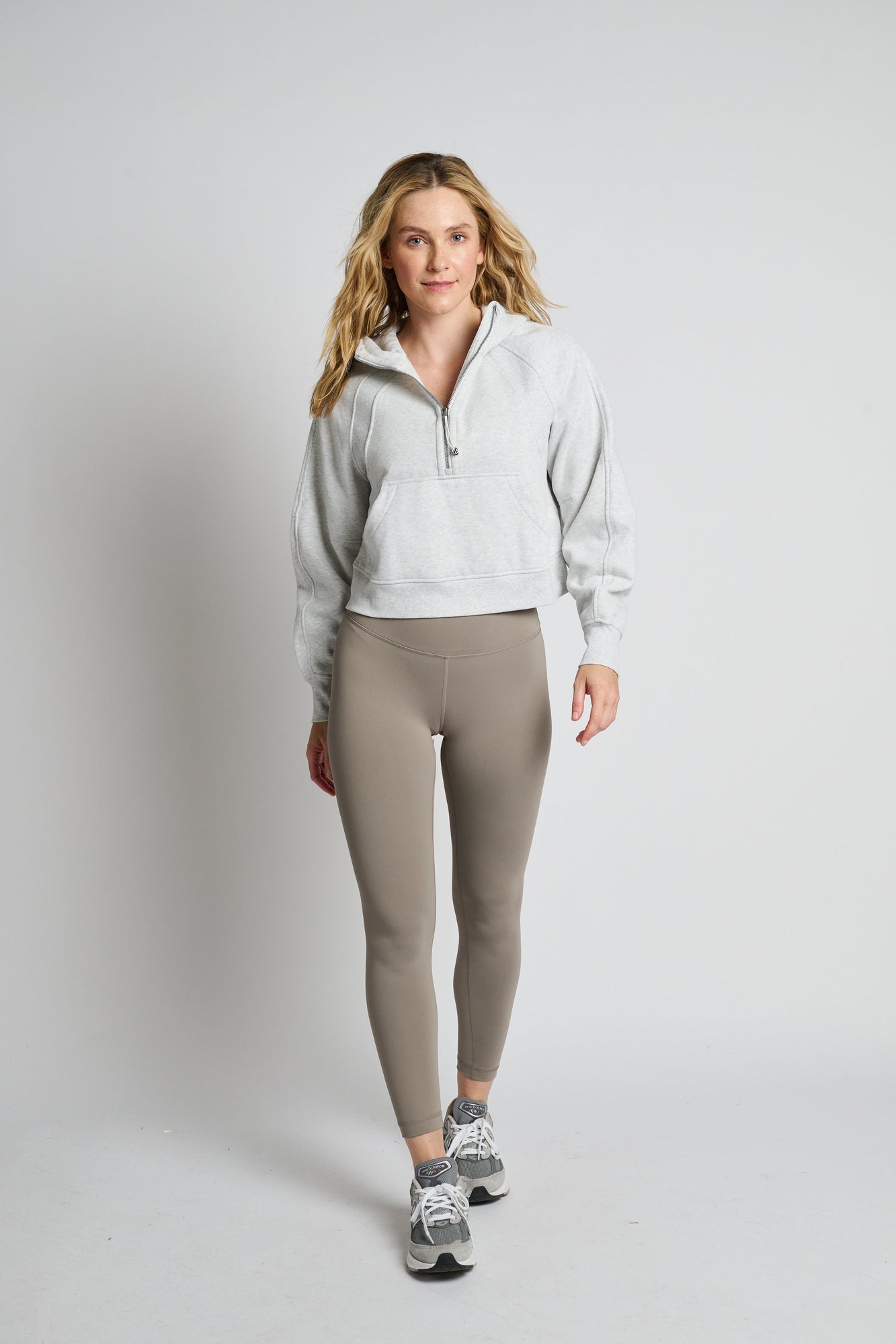 Women | Lululemon | Scuba Oversized Half-Zip | Heathered Core Ultra Light Gre