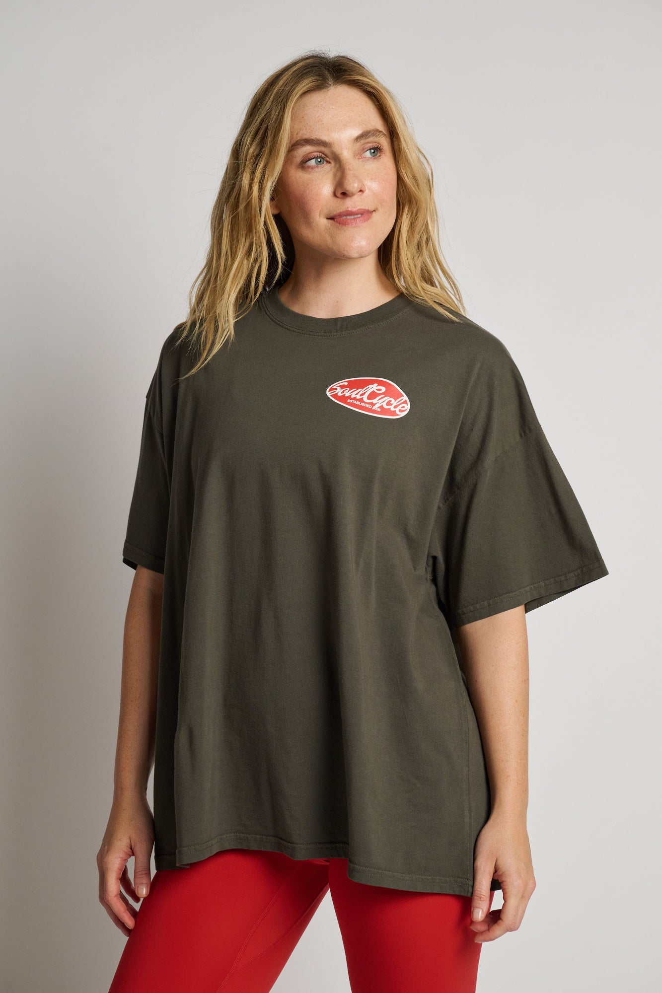 Women | Soul by SoulCycle | Ruby Tee | Dark Grey