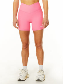 Women | ALL FENIX | Eco Rib V-Waist 4 Inch Short | Pink