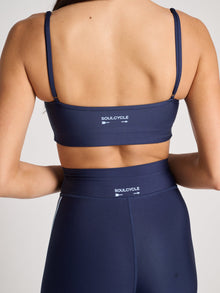 Women | The Upside | Oxford Hutton Scoop Neck Bra | Navy